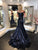 45904 Off The Shoulder Sequined Evening Gown