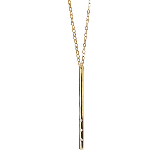 3 Stone Bar Pendant