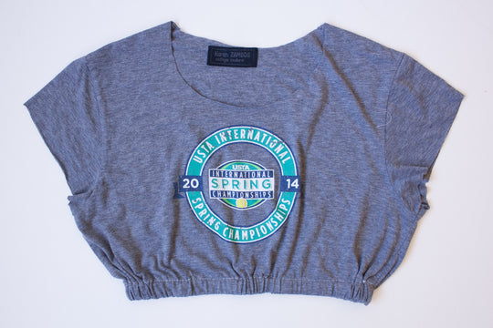 Vintage USTA Championship Crop Top