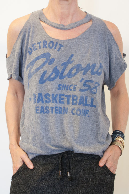 Detroit Pistons Vintage Tee