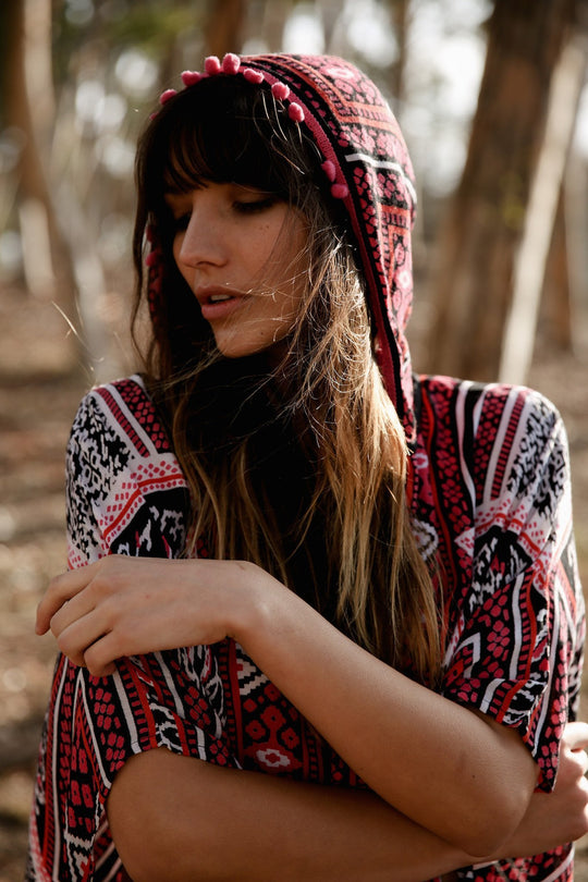 RAGA - Riviera Maya Hoodie in Red 