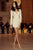 Sherri Hill - 53010 Beaded Long Sleeve Short Fringed Dress In White and Silver