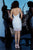 Jovani - 66777 Sleeveless Scoop Beaded Sheath Dress In Silver and White