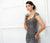 Ivonne D for Mon Cheri - 118D02 Embroidered Fitted Trumpet Gown In Gray