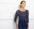 Ivonne D for Mon Cheri - 118D14 Two Piece Sequined Lace Dress In Blue and Gray