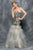 Colors Couture - J030 Sweetheart Neckline Mermaid Gown in Gray and Neutral