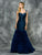Colors Couture - J031 Sweetheart Mikado Evening Gown  in Blue