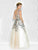 Colors Dress - Embellished Illusion Bateau Ballgown J034 In Neutral and Multi-Color