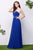 Jadore - J13078 Ruched Sweetheart A-Line Evening Dress In Blue