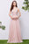 Jadore - J13078 Ruched Sweetheart A-Line Evening Dress In Pink