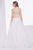 Jadore - J14033 Two Piece Lace High Halter Ballgown in Blue