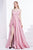 Jadore - J14045 Strapless Satin Pleated Ballgown In Pink