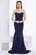 Jadore - J14047 Strapless Sweetheart Satin Crepe Trumpet Dress In Blue