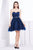 Jadore - J14073 Strapless Satin Sweetheart Tulle A-line Dress In Blue