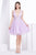 Jadore - J14086 Beaded Deep V-neck Tulle A-line Dress In Purple