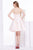 Jadore - J14098 Strapless Satin A-line Dress In Pink