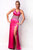 J4061 Dress in Fuschia