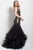 45996 Beaded Illusion Jewel Mermaid Dress