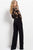 48038 Lace Sheer Long Sleeves Jumpsuit