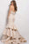 48858 Strapless Layered Mermaid Gown