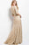 50156 Embroidered Lace Evening Gown