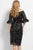 50157 Off Shoulder Floral Cocktail Dress