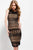50732 Sleeveless Embroidered Lace Cocktail Dress