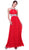 Cinderella Divine - J714 Bejeweled Halter Ruched A-line Dress