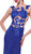 Cinderella Divine - Beaded Lace Illusion Bateau Sheath Dress