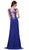 Beaded Lace Illusion Bateau Sheath Dress