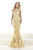 Janique - Extravagant Embellished Sweetheart Long Mermaid Gown JA3007 in Yellow