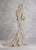 Janique - JA3013 Ornate Off Shoulder Butterfly Sleeve Mermaid Gown In White and Neutral