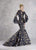 Janique - JA3021 Sequined Jewel Neck Mermaid Dress With Train in Blue