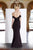 Janique - JA3026 Off-Shoulder Crepe Evening Dress In Black