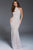 JB48286 Sleeveless Embellished Halter Sheath Dress