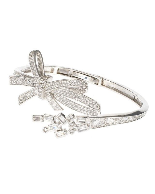 Pave Bow Bangle