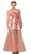 Embellished Sweetheart Sheer Trumpet Dress