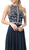 Cinderella Divine - Bedazzled Halter Neck A-line Dress