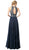 Bedazzled Halter Neck A-line Dress
