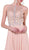 Cinderella Divine - Bedazzled Halter Neck A-line Dress