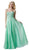 Strapless Floral Applique Sweetheart A-line Dress