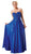 Cinderella Divine - Strapless Floral Applique Sweetheart A-line Dress