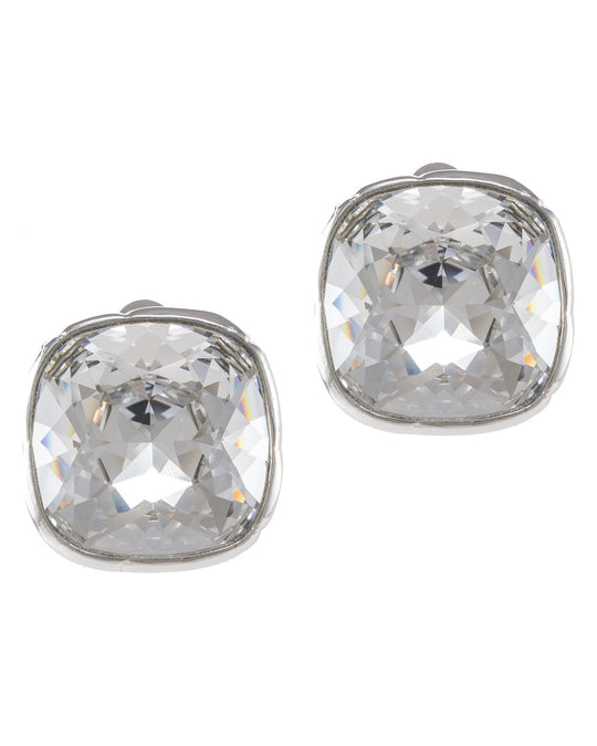 Cushion Clip Earrings