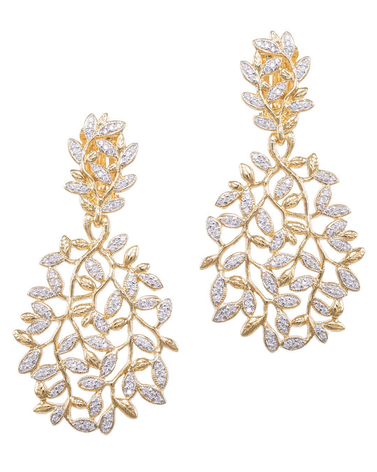 Grecian Pave Earrings