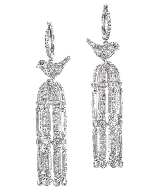 Elegant Birdcage Earrings