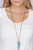 TURQUOISE SABER TOOTH NECKLACE