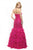 Janique JA1363 - Strapless Fitted Mermaid Long Gown in Pink