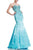 Johnathan Kayne - 458 Jewel Adorned Strapless Gown in Blue
