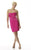 Janique - JQA509 Asymmetrical Zipper Detailed Dress In Pink