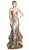 Cinderella Divine - Fully Sequined V-neck Layered Mermaid Prom Dress